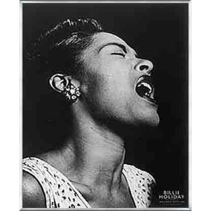 ビリー ホリデー（ウィリアム ゴットリーブ） 額装品 アルミ製ベーシックフレーム