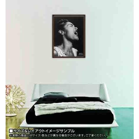 ビリー ホリデー（ウィリアム ゴットリーブ） 額装品 ウッドハイ 