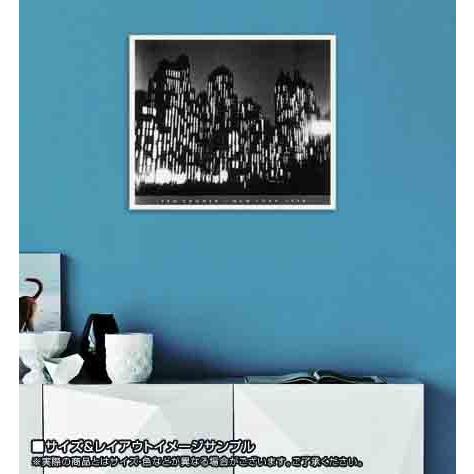 ポスター アート New York 1948（テッド クローナー） 額装品 ウッド 