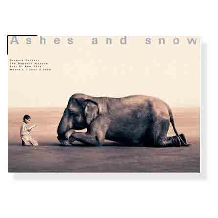 Ashes and snow 象に本を読んで聞かせる少年（グレゴリー コルベール