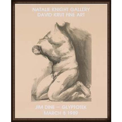 ポスター アート Glyptotek 限定500枚（ジム ダイン） 額装品 ウッド 