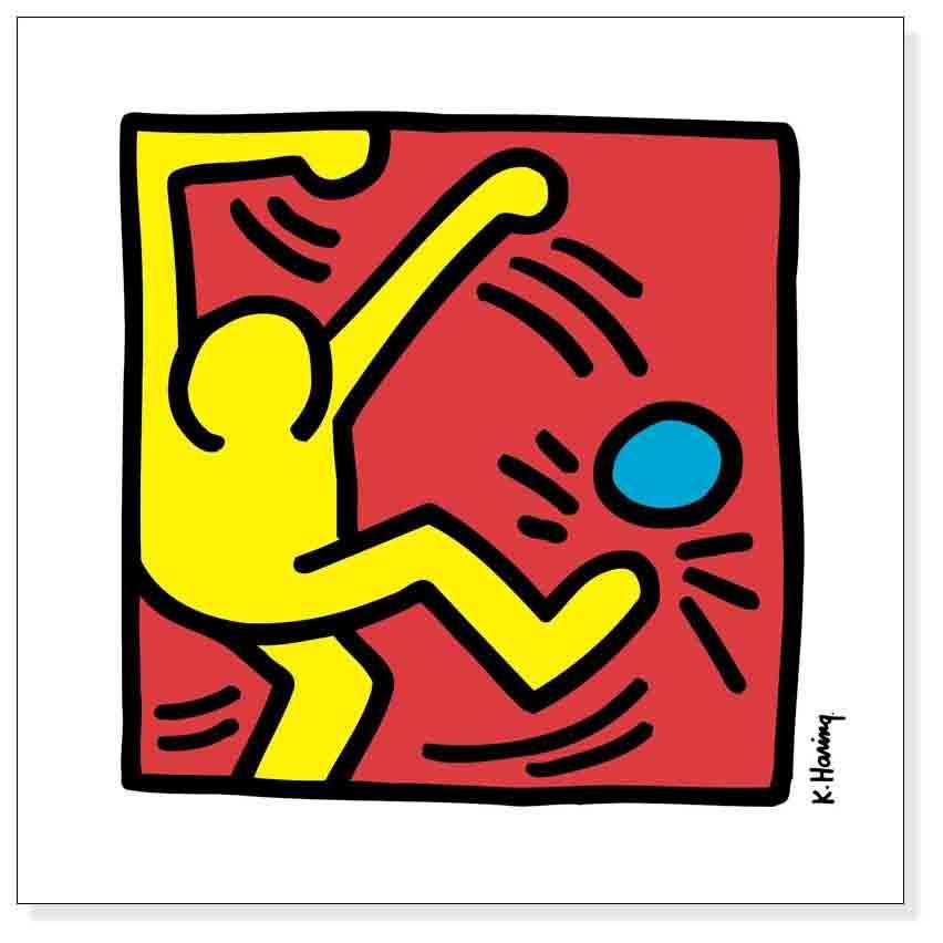 額装品/Untitled September 26 1984（キース ヘリング）