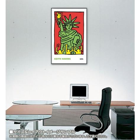 額装品/Statue of Liberty 1986/キース ヘリング/ポスター Amazon.co