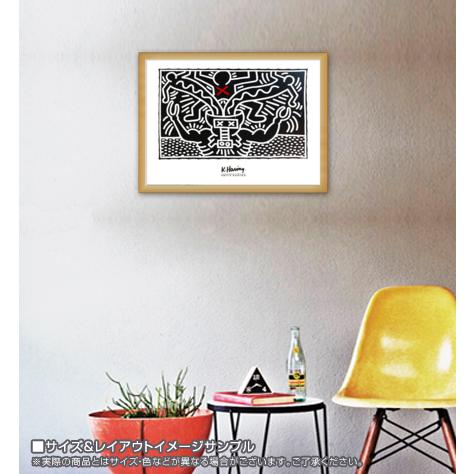 限定額装品/キース・ヘリング/Untitled (1985) /アートポスター キース・ヘリング ポスター Untitled, 1985|アート＆フレーム|絵