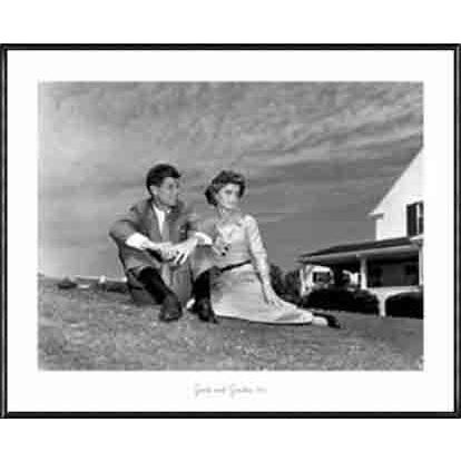 ポスター アート Jack and Jackie 1953（フォトグラフ） 額装品 アルミ