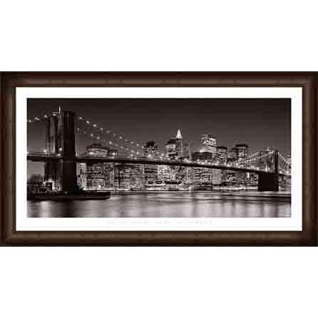Brooklyn Bridge、 2007（アンリ シルバーマン） 額装品 ウッドハイグレードフレーム