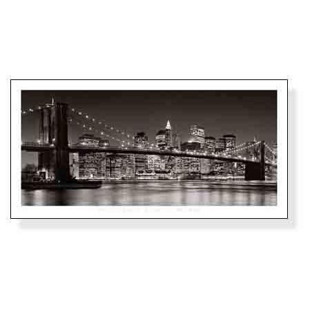 Brooklyn Bridge、 2007（アンリ シルバーマン） 額装品 ウッドハイグレードフレーム_2
