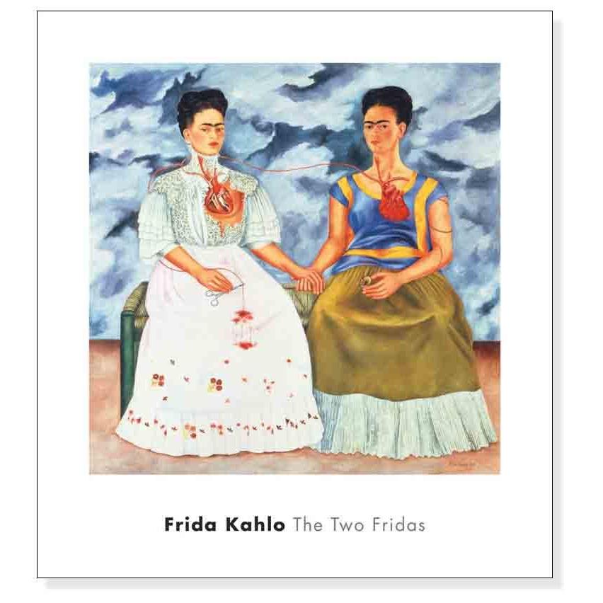 The Two Fridas、 1939（フリーダ カーロ） 額装品 アルミ製ハイ