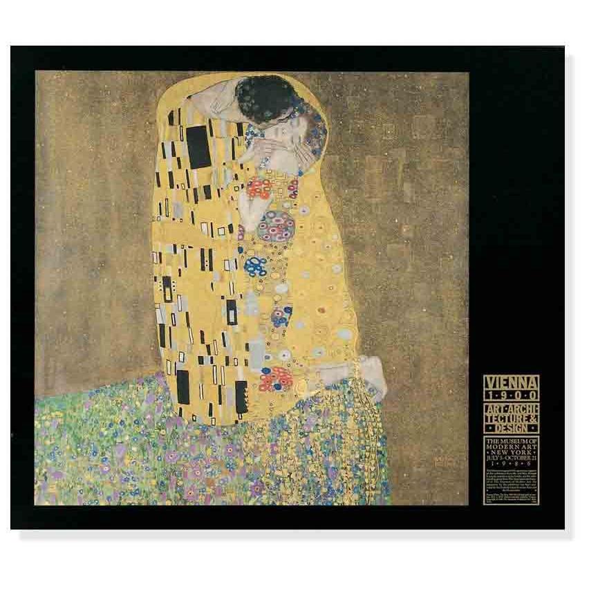 接吻（グスタフ クリムト） 額装品 アルミ製ハイグレードフレーム : az