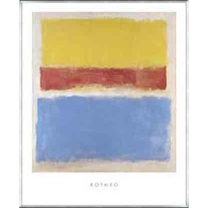 Untitled (Yellow Red and Blue)（マーク ロスコ） 額装品 アルミ製 