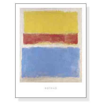 Untitled (Yellow Red and Blue)（マーク ロスコ） 額装品 アルミ製ベーシックフレーム｜aziz｜03