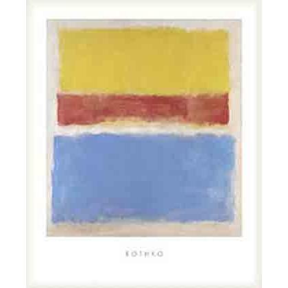Untitled (Yellow Red and Blue)（マーク ロスコ） 額装品