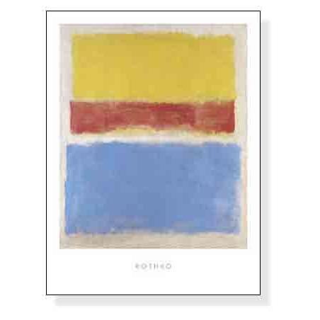 Untitled (Yellow Red and Blue)（マーク ロスコ） 額装品 ウッド 