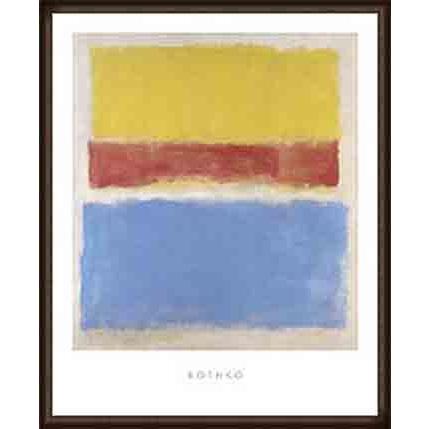 Untitled (Yellow Red and Blue)（マーク ロスコ） 額装品 ウッドハイ