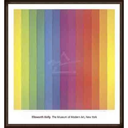 ポスター アート Spectrum IV（エルスワース ケリー） 額装品 ウッド 