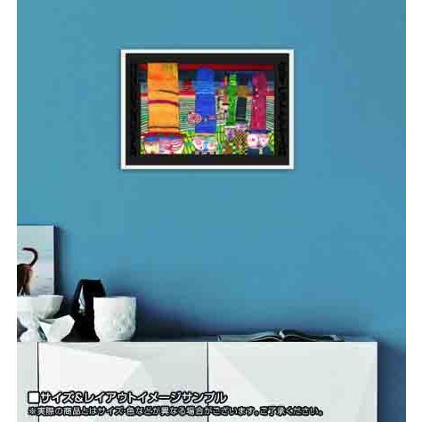 Hats that wear you（フンデルトヴァッサー） 額装品 ウッドベーシック