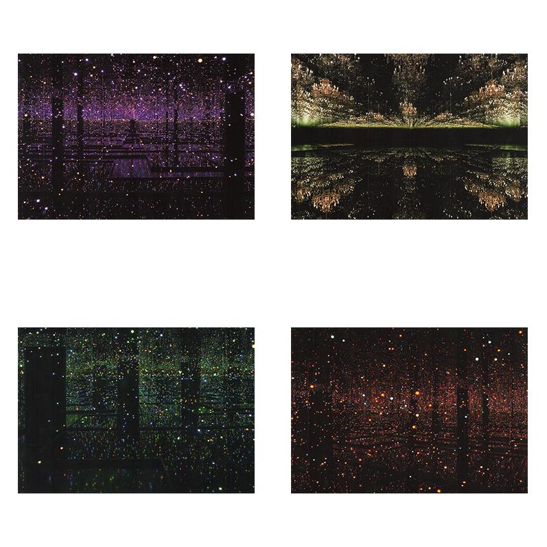 限定マット額装品/草間彌生/4点セット/インテリア/アート/特別品