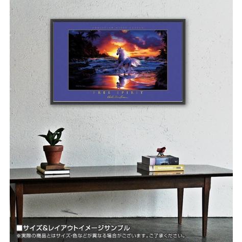 Free Spirit (foil)（クリスチャン ラッセン） 額装品 ウッド 