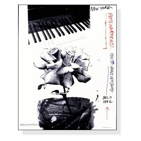 ポスター アート New York Philharmonic 150th Anniversary　1992年 限定2000枚