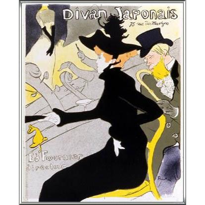 ポスター アート Divan Japonais 限定2000枚（アンリ ド トゥールーズ