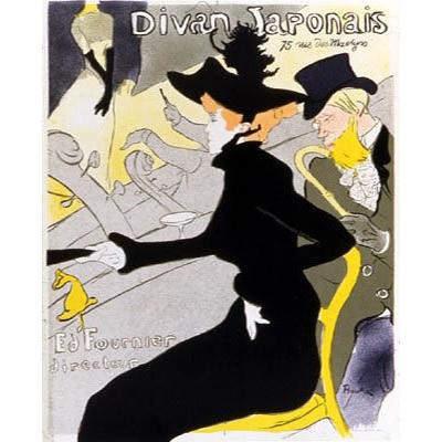 ポスター アート Divan Japonais 限定2000枚（アンリ ド トゥールーズ