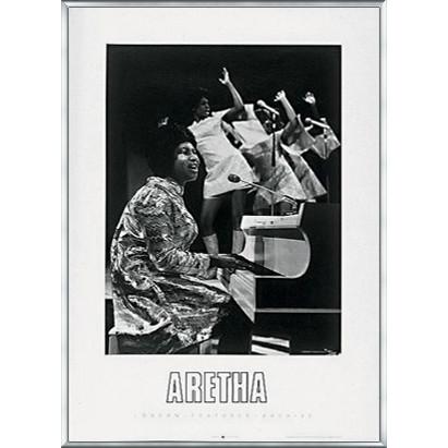 アレサ フランクリン（アーティスト不明） 額装品 アルミ製ベーシックフレーム