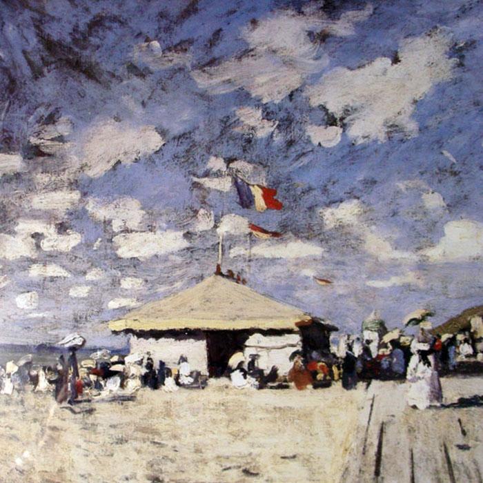 額装品/Sur les planches de Trouville/クロード モネ/ポスター/アート/インテリア_2