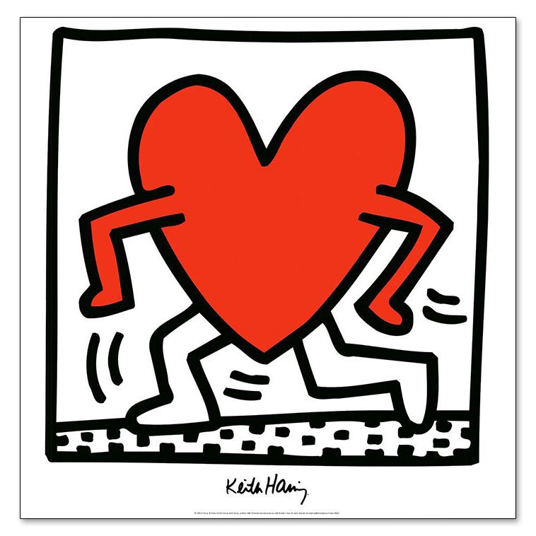 額装品/Untitled（キース ヘリング） 【公式通販】