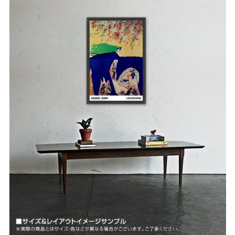 Les Deux Elements（アスガー ヨルン） 額装品 ウッドベーシック 