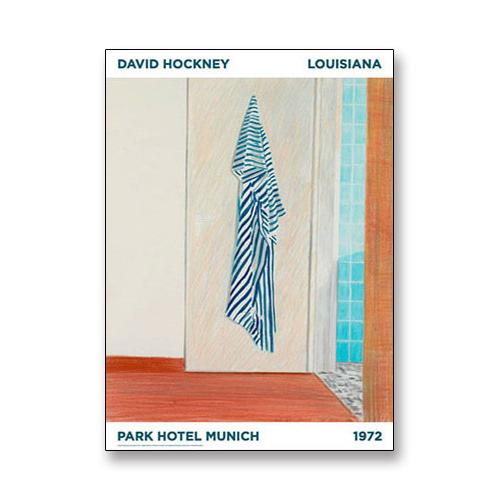 Park Hotel Munich（デビット ホックニー） 額装品 ウッドベーシック