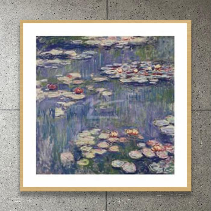 額装済/睡蓮 1916/クロード モネ/ポスター/インテリア/アート 額装済/睡蓮 1916（クロード モネ）/ポスター/インテリア/アート : az
