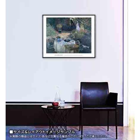 ポスター アート The Luncheon Monets Garden at Argenteuil（クロード