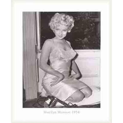 Marilyn Monroe 1954（フォトグラフ） 額装品 ウッドベーシックフレーム