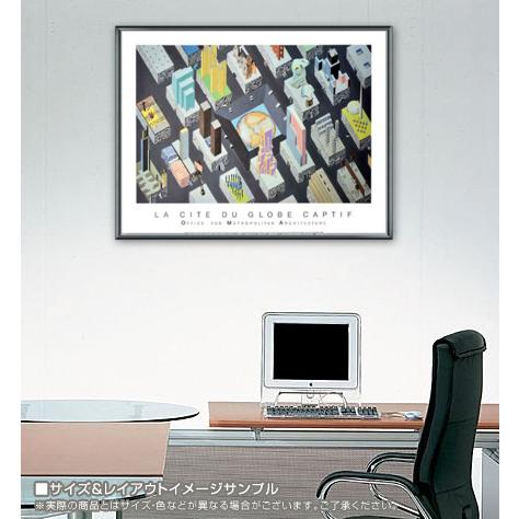 City of The Captive Globe（コールハース） 額装品 アルミ製 
