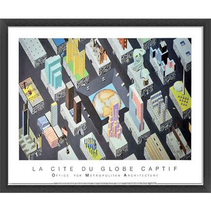 City of The Captive Globe（コールハース） 額装品 ウッドベーシックフレーム
