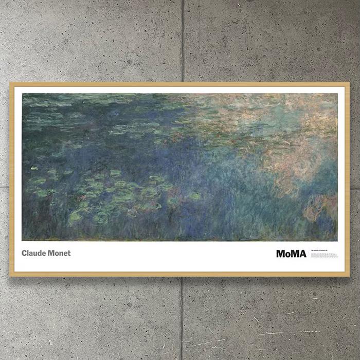 額装済/Water Lilies/クロード モネ/ポスター/インテリア/アート 額装済/Water Lilies/クロード モネ/ポスター/インテリア/アート