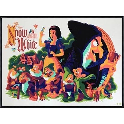 Mondo Snow White 白雪姫 80th Anniversary 限定230枚 手書きナンバリング サイン入り ポスター トム ウェイレン 額装品 アルミ製ハイグレードフレーム Www Unipymes Com