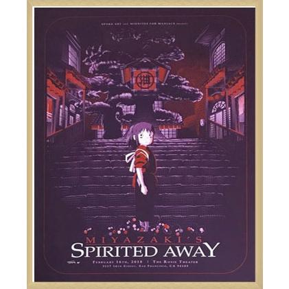 Mondo 千と千尋の神隠し 限定100枚 手書きナンバリング Ap Artist Proof 入り ポスター トレイシー チング 額装品 ウッドベーシックフレーム Www Hexrfactory Com