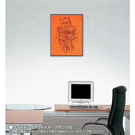 ポスター アート Robot (Orange)（アンディ ウォーホル） 額装品