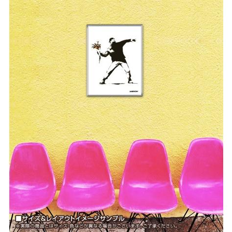 Molotov（火炎瓶）（バンクシー） 額装品 アルミ製ハイグレード