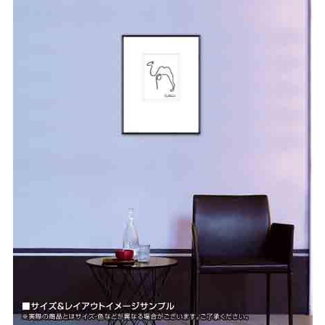 ラクダ（パブロ ピカソ） 額装品 アルミ製ハイグレードフレーム_1