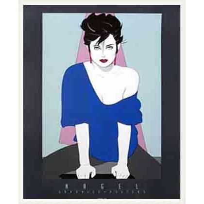 Blue Sweater 1990（パトリック ナーゲル） 額装品 ウッドベーシック 