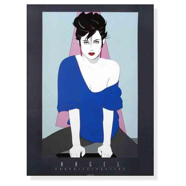 Blue Sweater 1990（パトリック ナーゲル） 額装品 ウッドハイグレードフレーム_2