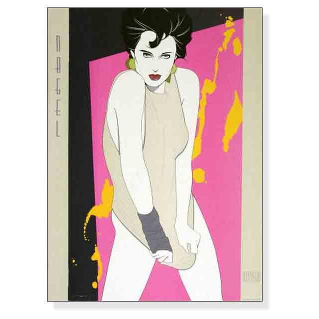 ポスター アート Yellow Blanket 1990年（パトリック ナーゲル） 額装