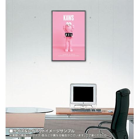額装品/KAWS BFF PINK NGV カウズ/インテリア/アート KAWS BFF PINK NGV/カウズ/フレーム額装 : azポスター - 通販