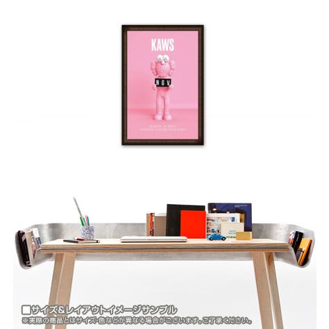 額装品/KAWS BFF PINK NGV カウズ/インテリア/アート KAWS 'BFF (Pink)', 2019 Companionship in the Age NGV