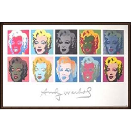 10 Marilyns on White/ウォーホル/ポスター 10 Marilyns on White/ウォーホル/ポスター