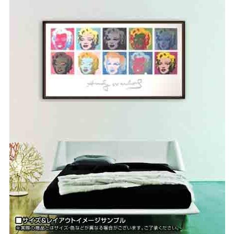 ポスター アート 10 Marilyns on White Background（アンディ