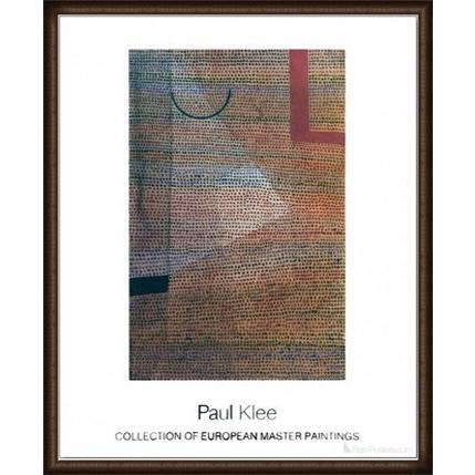 ポスター アート Halbkreis zu Winkligem（パウル クレー） 額装品