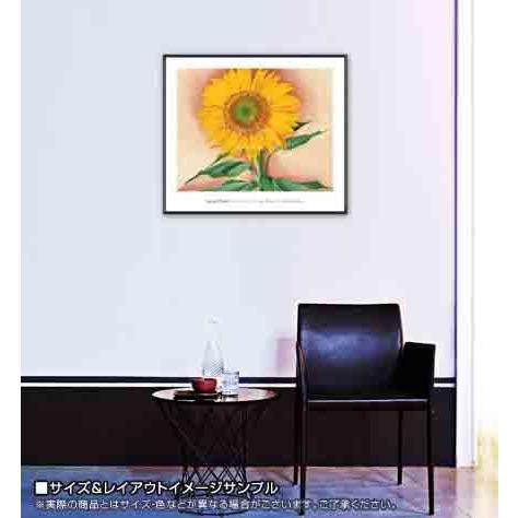 額装品/Sunflowe/ジョージア オキーフ ポスター アート Sunflower from Maggie 1937（ジョージア オキーフ